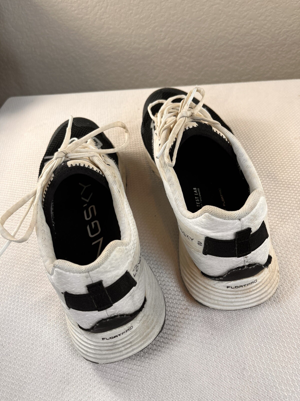 Scarpe Merrell donna taglia 8 5 lunghe Sky 2 nere bianche escursionismo corsa trail nuove