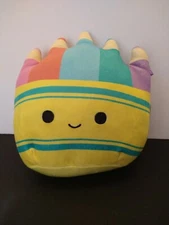 NWT Squishmallow Cade the Crayon Box "Back to School" 8"  Plush Fast Free Ship .