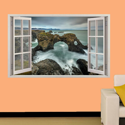 Irland Meer Küste Klippe Wandaufkleber Transfer Kunst Wandbild Aufkleber Poster Dekor RQ7