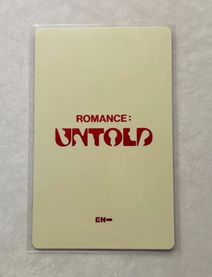 ENHYPEN SUNGHOON Romance: Untold Official Photocard Inceptio Ver
