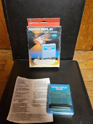 Power Replay Sony Playstation gameshark cheating device VTG retro complete 