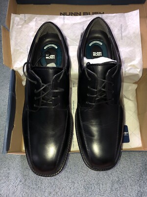 Nunn Bush Mens 10.5 Black Dress Shoe Comfort Gel NEW  display picture 3