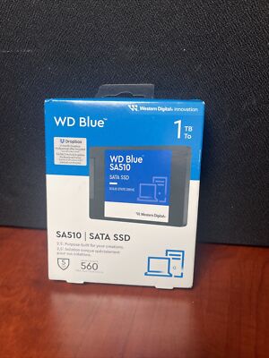 WD Blue SA510 SATA 1TB 2.5 inch 560 MB/s Internal Hard Drive 