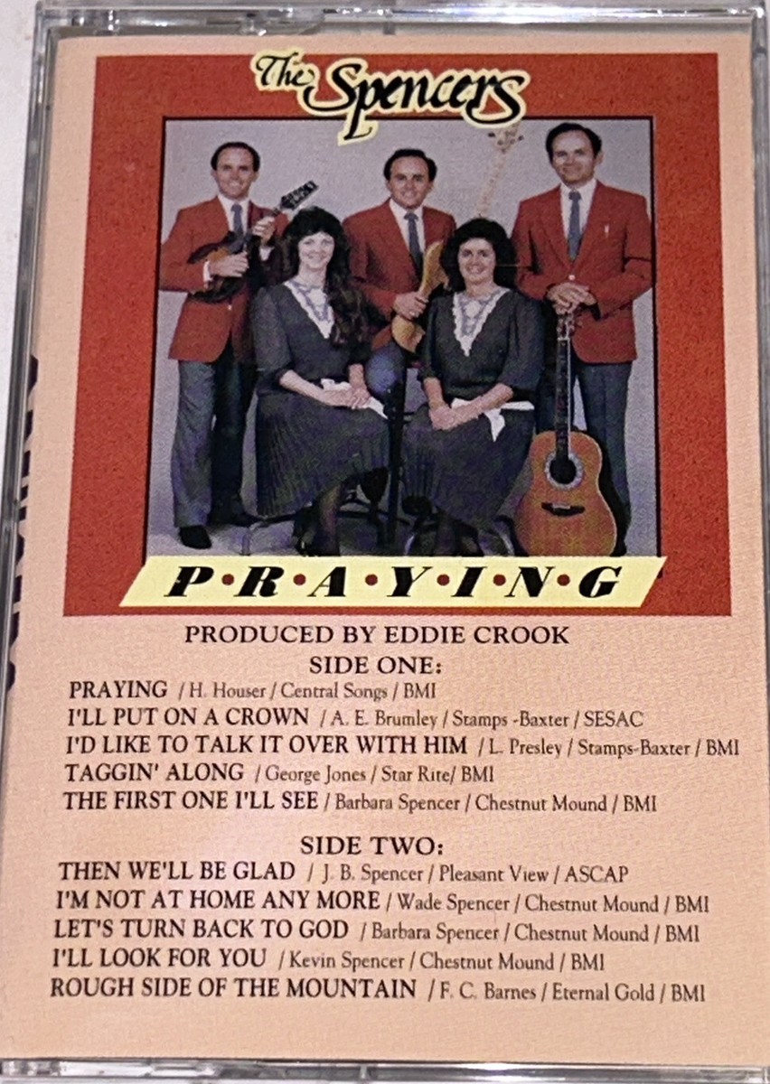 The Spencers Praying Southern Gospel Music Album Cassette 1S16 | eBay