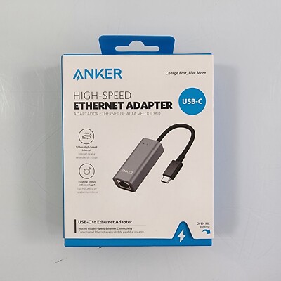 Anker High-Speed Ethernet Adapter USB-C *New | eBay