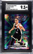 2022 Panini Prizm WNBA - Diana Taurasi - Fearless Green Pulsar #'d /25 - SGC 9.5