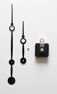 OUTILS-HORLOGER-BIJOUTIER mouvement horloge pendule quartz grandes aiguilles trou 16/23cm canon long DIY