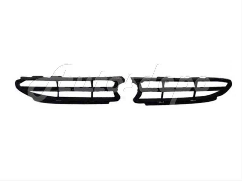 Bundle FOR 1998-2000 Corolla Front Bumper Grille Black Set Lh+Rh
