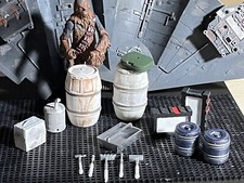 Halcón Milenario barriles y equipo para figura diorama de 3,75"