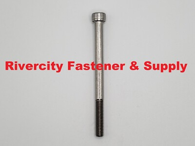 #ad M6 1.0 x 80 Stainless Socket Allen Head Bolts M6x1.0x80 Screws 6mm x 1.0 x 80mm $230.99