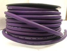 SKY HIGH CAR AUDIO 4 GAUGE CCA POWER GROUND 100FT SPOOL PURPLE