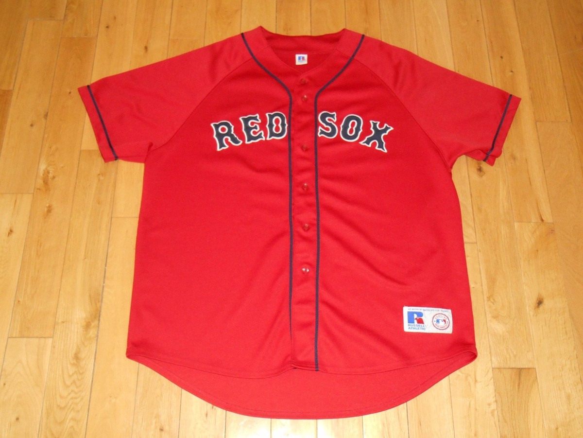 Russell MLB RedSox レッドソックス ベースボールシャツ R54 楽天市場】90s USA製 □ MLB オフィシャル ラッセル ボストン