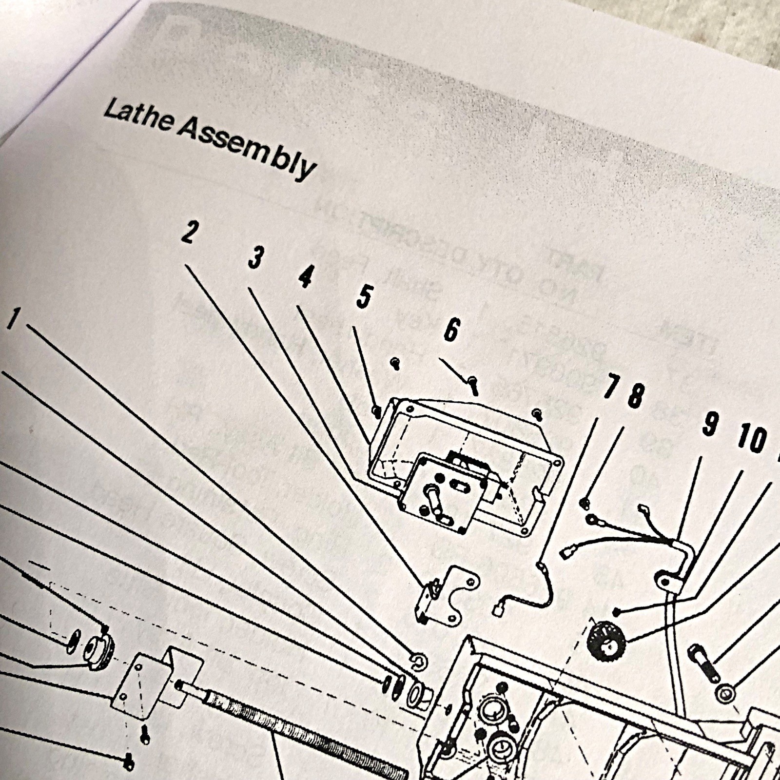 Ammco Part Identification Manual 700 705 710 OTC Brake Lathes & Driving