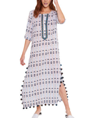Roberta Roller Rabbit Damen Wolken Gideon Tekka Lang Kurta GRÖSSE S Neu