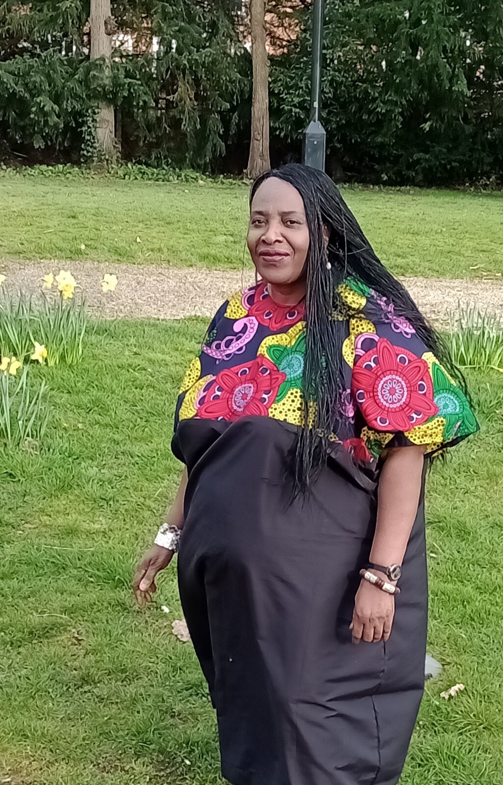 Ladies African print plus Size 26 28 kaftan maxi dress . eBay