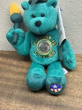 Limited Treasures Lady Liberty Coin Bear New With Tag 2002