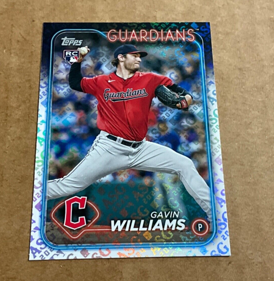 2024 Topps ASG All Star Game Foil # 242 Gavin Williams Rookie Guardians