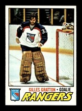 1977 78 Topps #207 Gilles Gratton Rangers NEAR MINT *2p
