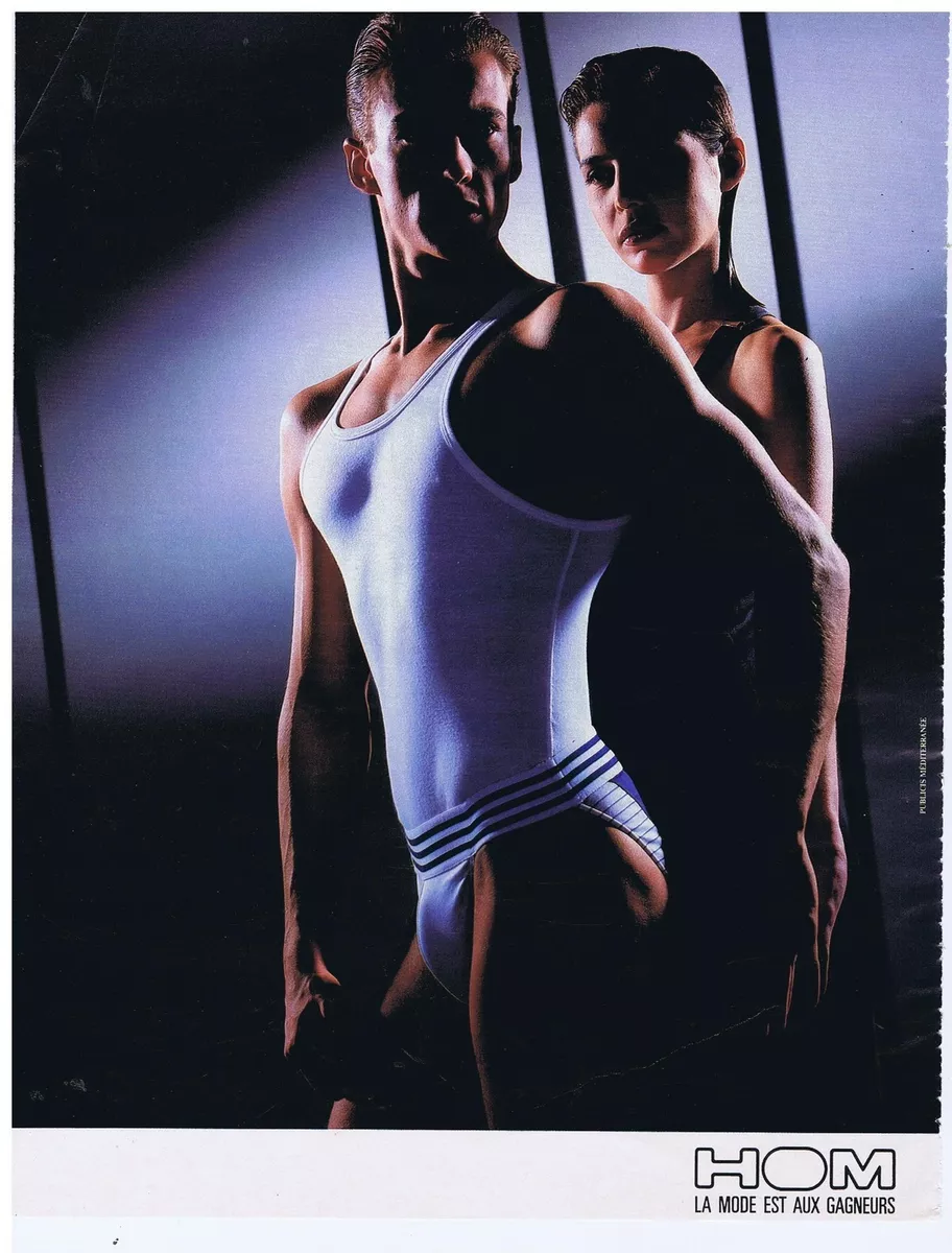 PUBLICITE ADVERTISING 105 1988 HOM slip sous vetements homme eBay