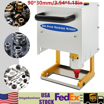 Portable Metal VIN Code Engraving Printer Touch Screen Dot Peen Marking Machine