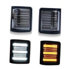 LED Tow Mirror Turn Signal Light Compatible with 2008-2016 F250 F350 Smoke Lens