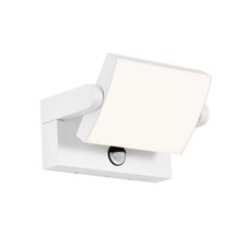 LED Außenwandleuchte mit Bewegungsmelder 17W IP65 schwenkbar Weiß Modern
