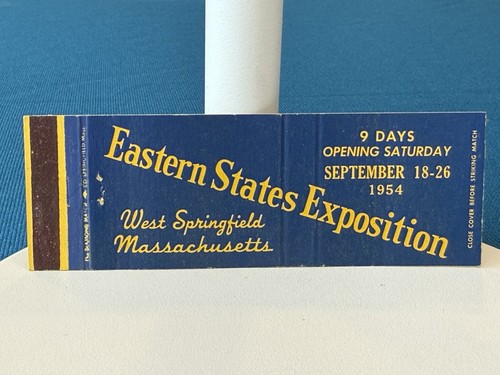 Eastern States Exposition Springfield Massachusetts VTG Matchbook Cover #1016