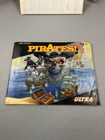 Nes Pirates! CIB Complete With Game Box Manual W/ Rare Map! Authentic Fast Ship