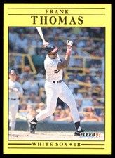 Frank Thomas 1991 Fleer #138 White Sox MLB READ FREE SHIPPING AutographDen