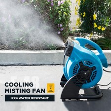 XPOWER FM-48 Misting Fan Green Mist Outdoor Cooling Garden & Big Outdoor Fan