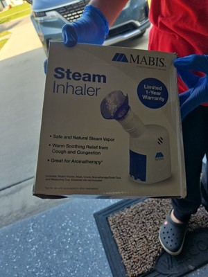 Mabis Personal Steam Inhaler Safe Soothing Cough Congestion Relief 40-741-000