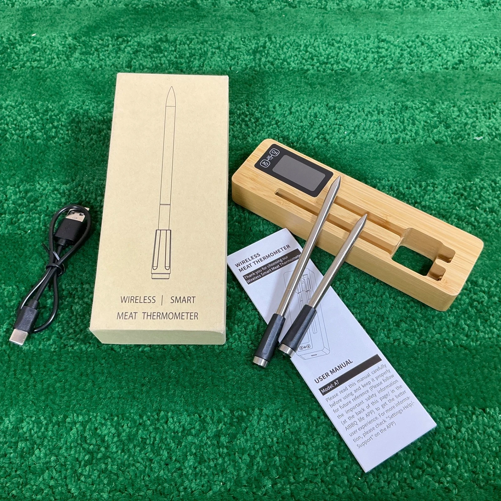 Extended Range Wireless Smart Meat Thermometer Brand new
Opens in a new window or tab