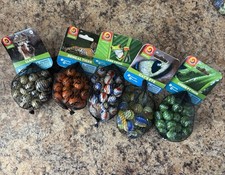 Lot of 5 Early Edition Mega Marbles Net Bags 2003-2009 Vintage Retired Vacor