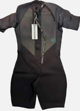 O'Neill Women's Reactor-2 2mm Back Zip Short Sleeve Spring Wetsuit size 12