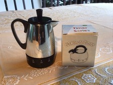 Vintage PAIR Coffee Percolator & Tea Kettle N...