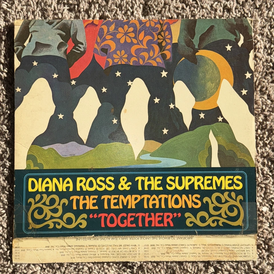 Diana Ross and the Supremes with The Temptations-Together-1969-Motown - Image 2 of 4