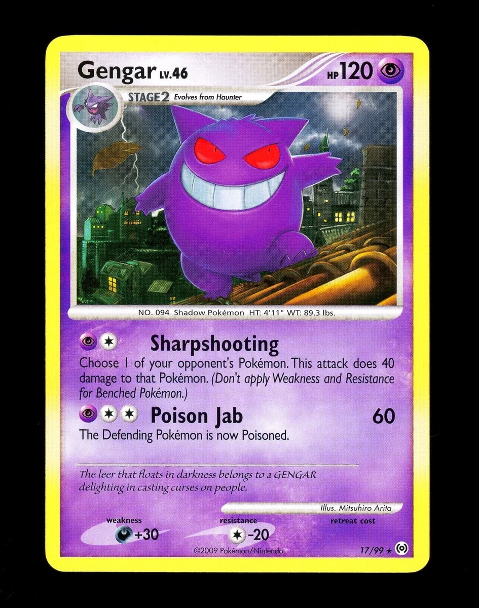 Gengar Pokémon TCG Arceus Collectible Individual Card Games for