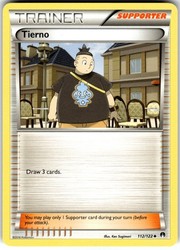 Tierno 107/119 Phantom Forces Uncommon Trainer Supporter