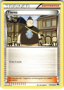 Tierno 107/119 Phantom Forces Uncommon Trainer Supporter