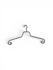 4-Vintage Twisted Wrought Iron Clothes Hanger Free Shipping USA