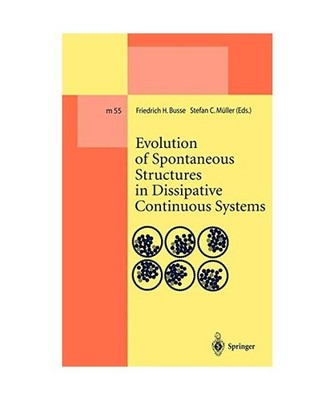 Evolution of Spontaneous Structures in Dissipative Continuous Systems