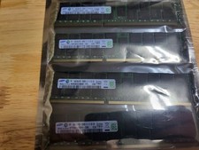 4 Count - Samsung 16GB DDR3 1600MHz PC3-12800 ECC Server RAM M393B2G70BH0-CK0