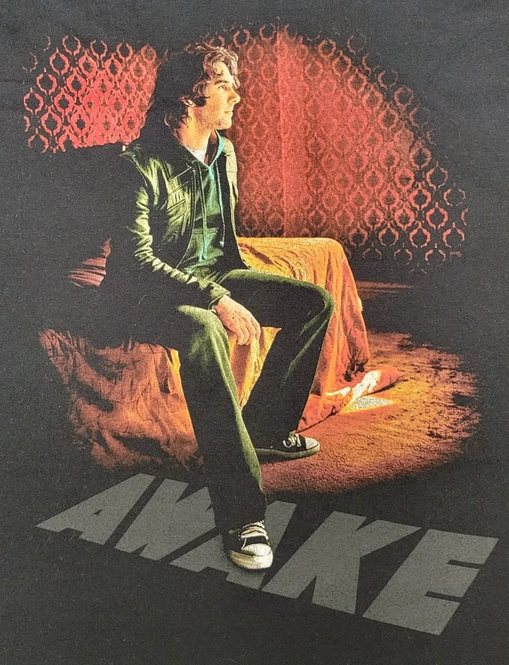 2007 Josh Groban Awake World Tour T-Shirt XXL Double Sided 2XL Black Official - Image 2 of 4