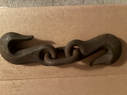 Vintage Dual Logging Chain Hooks Unique Rare Farm JK  # 4