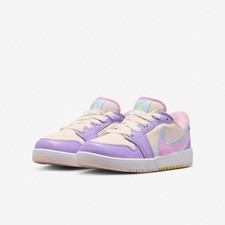 Nike Air Jordan 1 Low RM Sail Pink Rise Hydrangeas Kids Youth Casual IM6668-161
