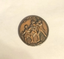 VTG Spirit of '76 1776-1976 Bicentennial Bronze Coin Token w/ Seal of the US