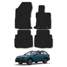Subaru Outback [Estate] 2019+ Car Mats Black Carpet Tailored Easy Clean non Slip