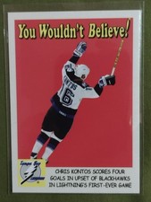 2024-25 Parkhurst Champions You Wouldn't Believe Chris Kontos #YB-13 - Lightning