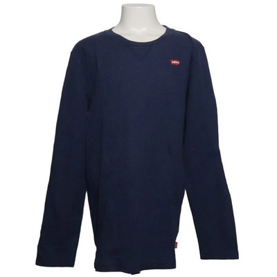 Levi Strauss & Co, Langarmshirt, Größe: 176, Blau, Baumwolle/Polyester #PK3