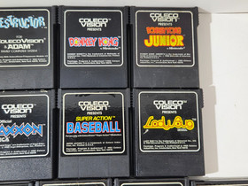 Lot Of (13) Vintage ColecoVision Video Game Cartridges